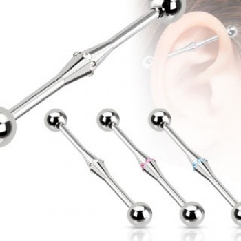 CZ Thick Centre Industrial Barbell